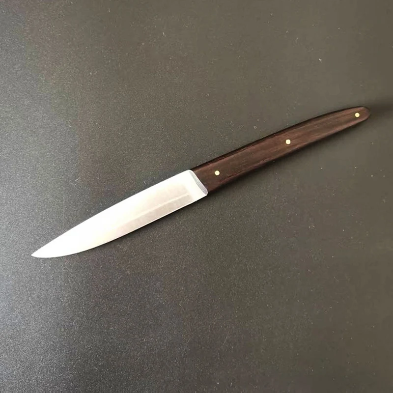 4 Inch Paring Knife S35VN Powder Steel Blade Ebony Handle Barbecue Peeling Fruit Cleaver Carving Kitchen Knives Cooking Tools