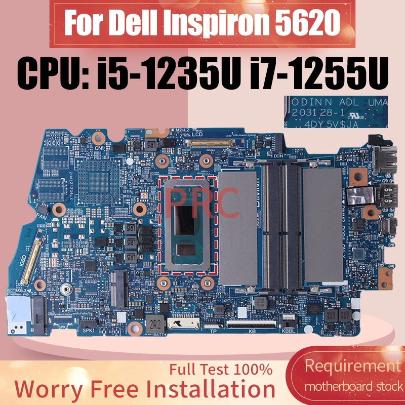 

203128-1 For DELL Inspiron 5620 Laptop Motherboard i5-1235U i7-1255U 07T4T6 Notebook Mainboard