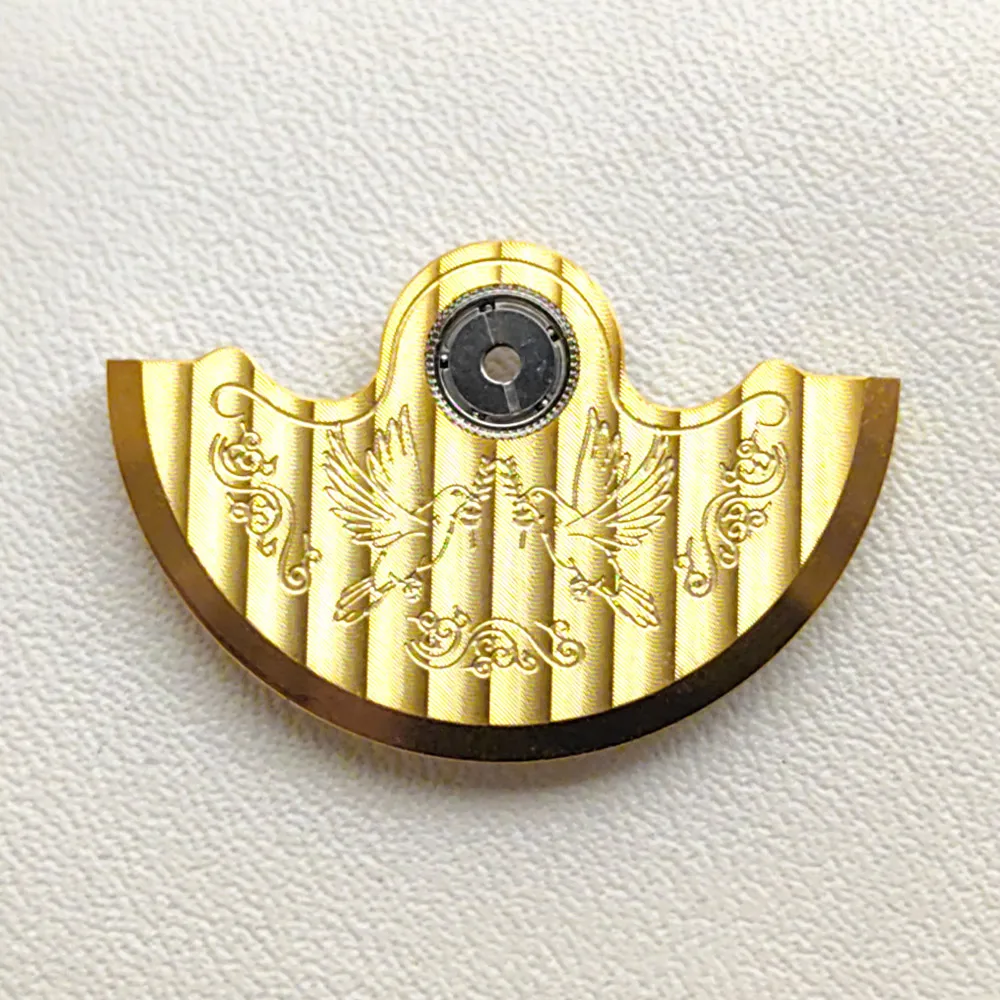 Rotor de movimento nh35 diy, rotor adequado para nh38 nh39 4r35 7s26 nh35, pêndulo de movimento, martelo de peso oscilante, peça de rotor automático