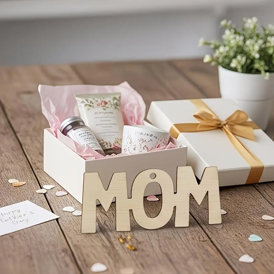 1/5/10/20/50/100pcs Set of 20 DIY Wooden Hanging Letters - DAD & MOM, Perfect for Father's Day and Mother's Day Gifts, Decoratio