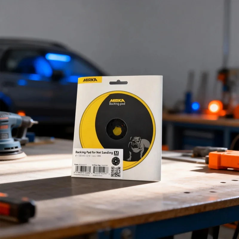 

MIRKA 150mm Backing Pad for Net Sanding Original Tray Compatible with Finnish Sander 6" Pneumatic/Electric Sandpaper Machine