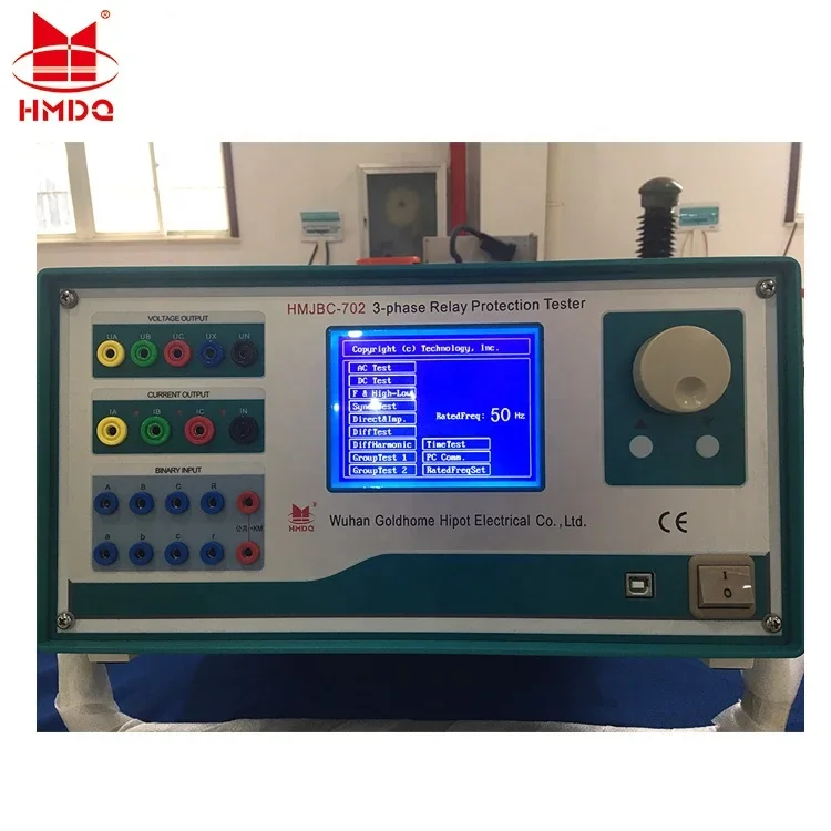 3 Phase Relay Protection Testing Equipment Secondary Current Injection Test Set