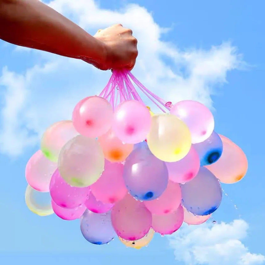 111/555-teiliges Sommer-Wasserballon-Set aus Latex für Pool-, Strand- und Outdoor-Partys, Spaß mit wassergefüllten, aufblasbaren Bällen – Detail 9