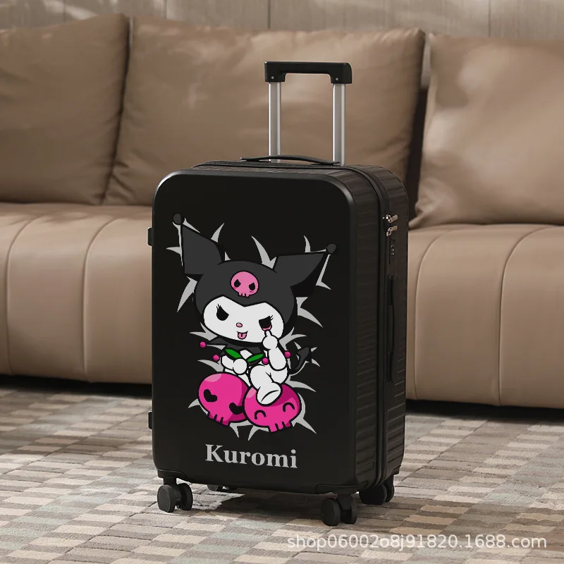 

Sanrio Suitcase Trolley Suitcase Suitcase Cute Girl Storage Box Cartoon My Melody Kuromi Holiday Gift Boarding Case Password Box