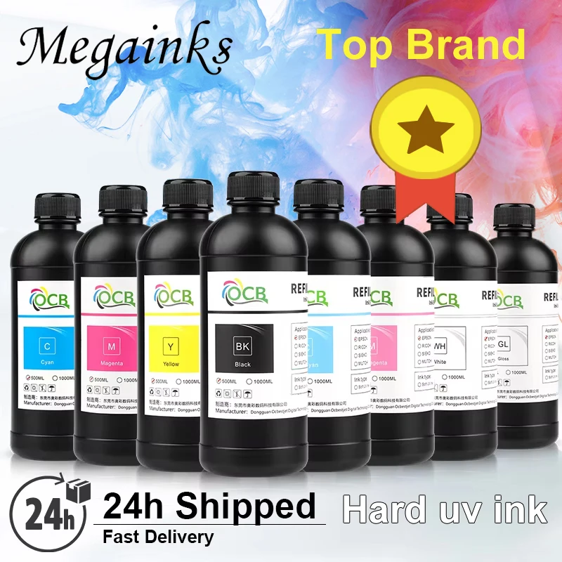 

500 мл УФ-чернила DTF для Epson L805 L1800 I1600 I3200 1390 1400 1430 XP600 R260 R280 R380 V7000 УФ-струйный принтер УФ-чернила DTF