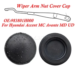 2Pcs For Hyundai Accent MC Avante MD UD OE# 983801H000 Wiper Front Wiper Arm Nut Cover Cap Bolt Protector Rust Dustproof Case