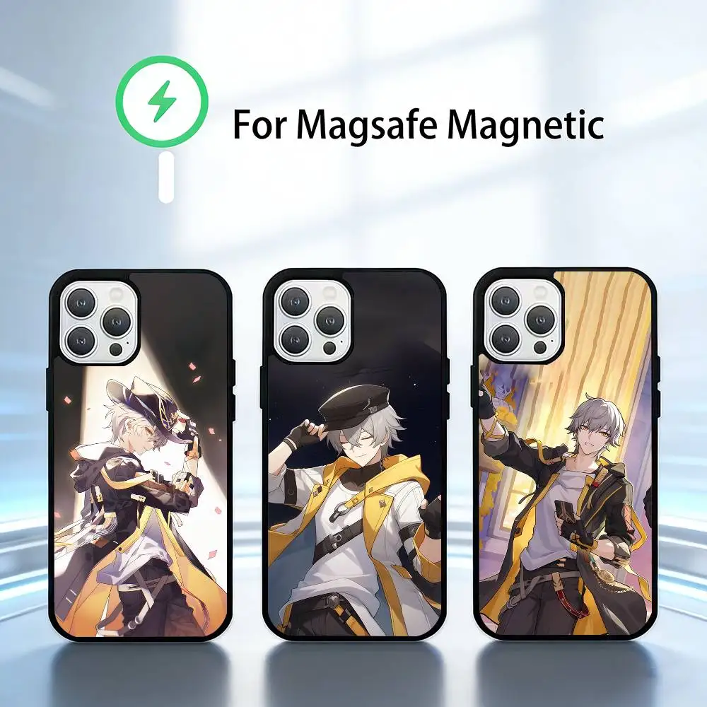 

Honkai Star Rail T-Trailblazer Phone Case For iPhone 14,16,15,13,17,12,Plus,Pro,Max Magnetic For Magsafe Frosted Cover