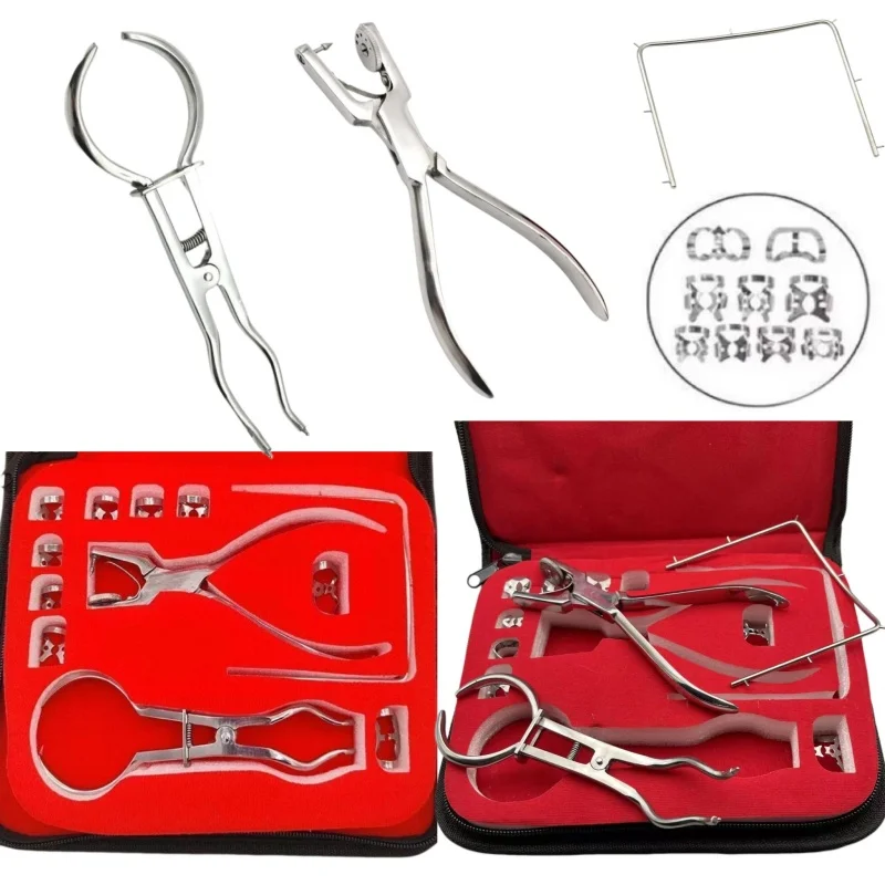 Dentistry Dam Hole Puncher Set Puncher Pliers Dentist Dental Dam Perforator Dental Rubber Dam Puncher Dental Orthodontic Tools