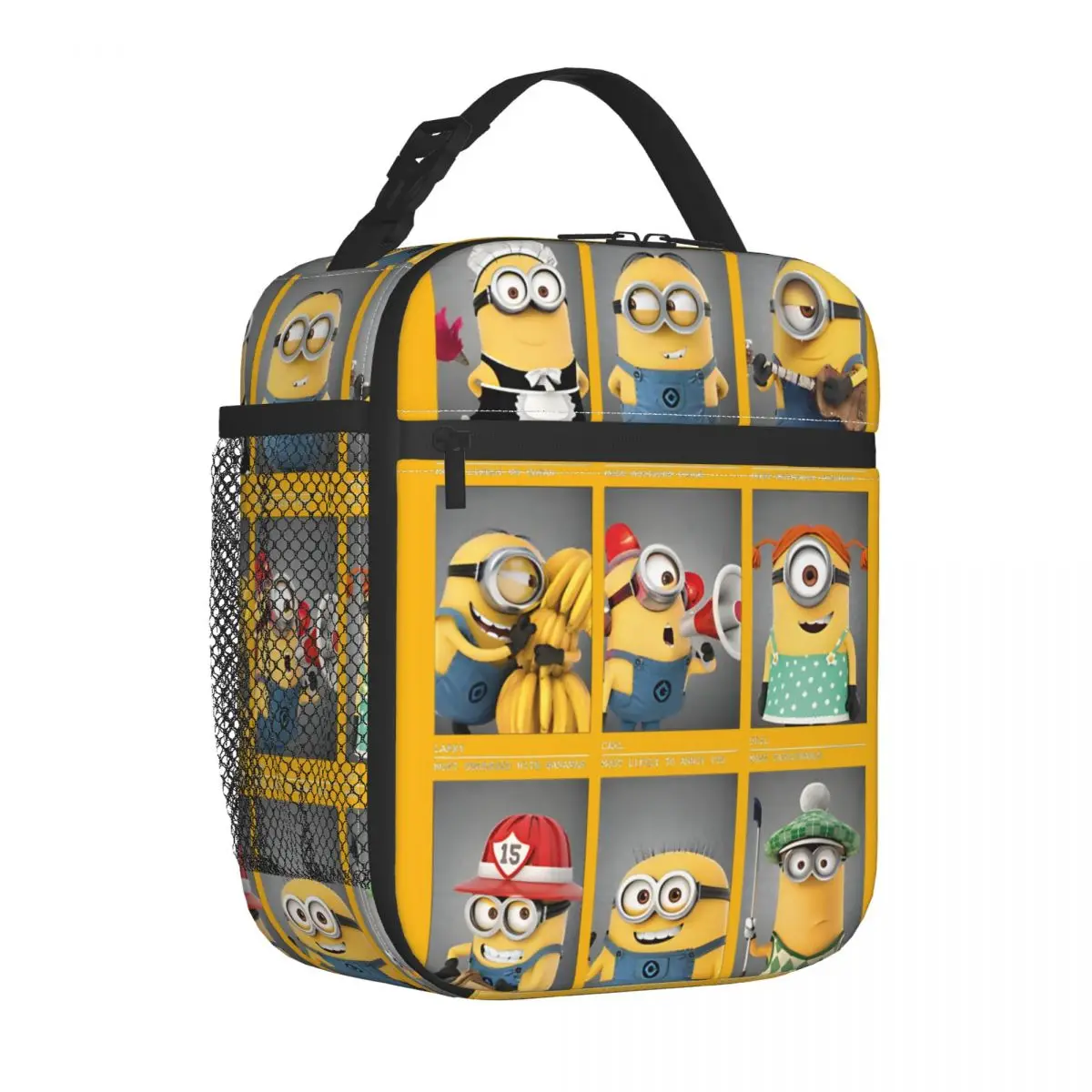 For Outdoor Despicable Me Minions High School Portrait Panels Durable Waterproof Unique Despicable Me Minions Outdoor Ice Bag