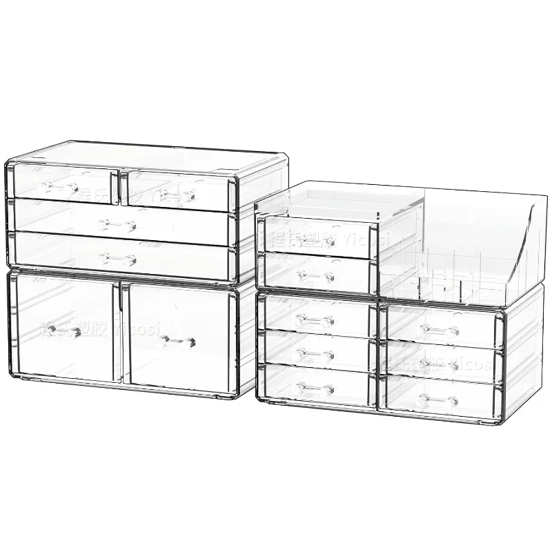 

Makeup Organizer for Vanity,Large Clear Skin Care Beauty Skincare Product Bathroom Organizers and Storage