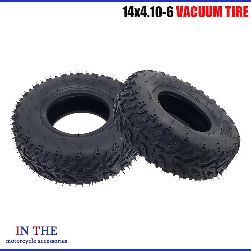 High quality wear-resistant 14x4.10-6 tires go kart beach bike tires 6-inch 14x4.10-6 vacuum tire accessories