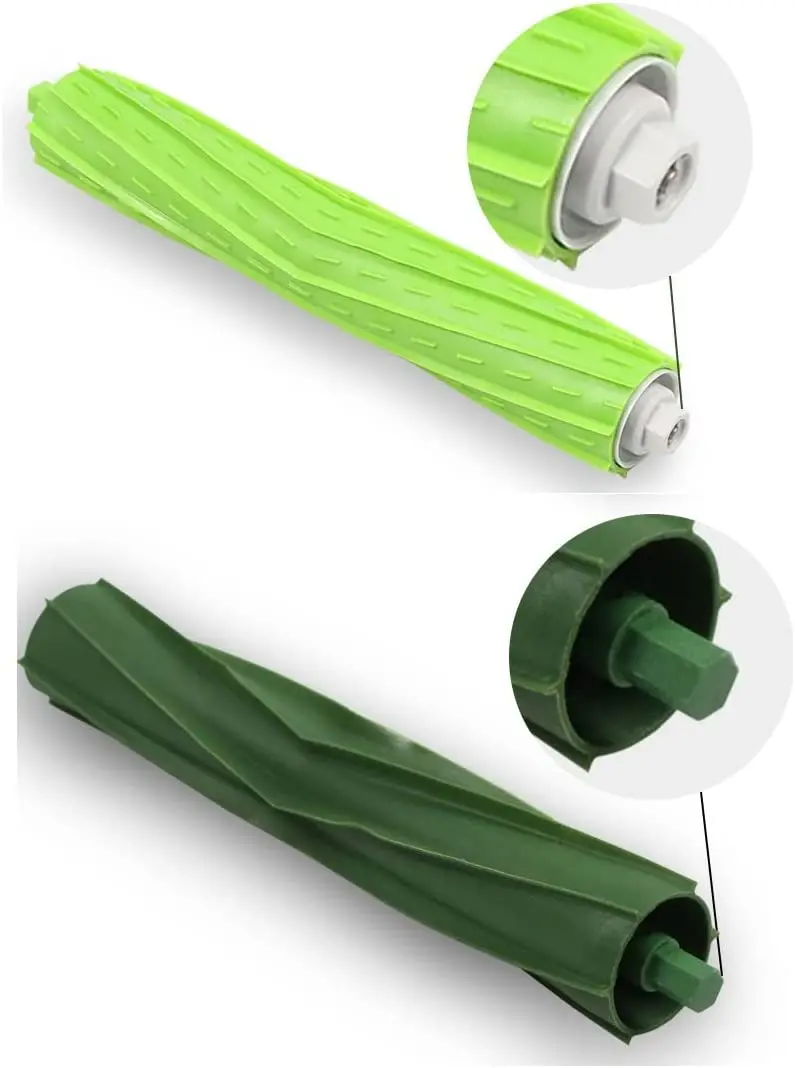 فرشاة لفة استبدال ل iRobot Roomba i7 +/i7 زائد E5 E6 I سلسلة جهاز آلي لتنظيف الأتربة قطع غيار مطاطية فرش