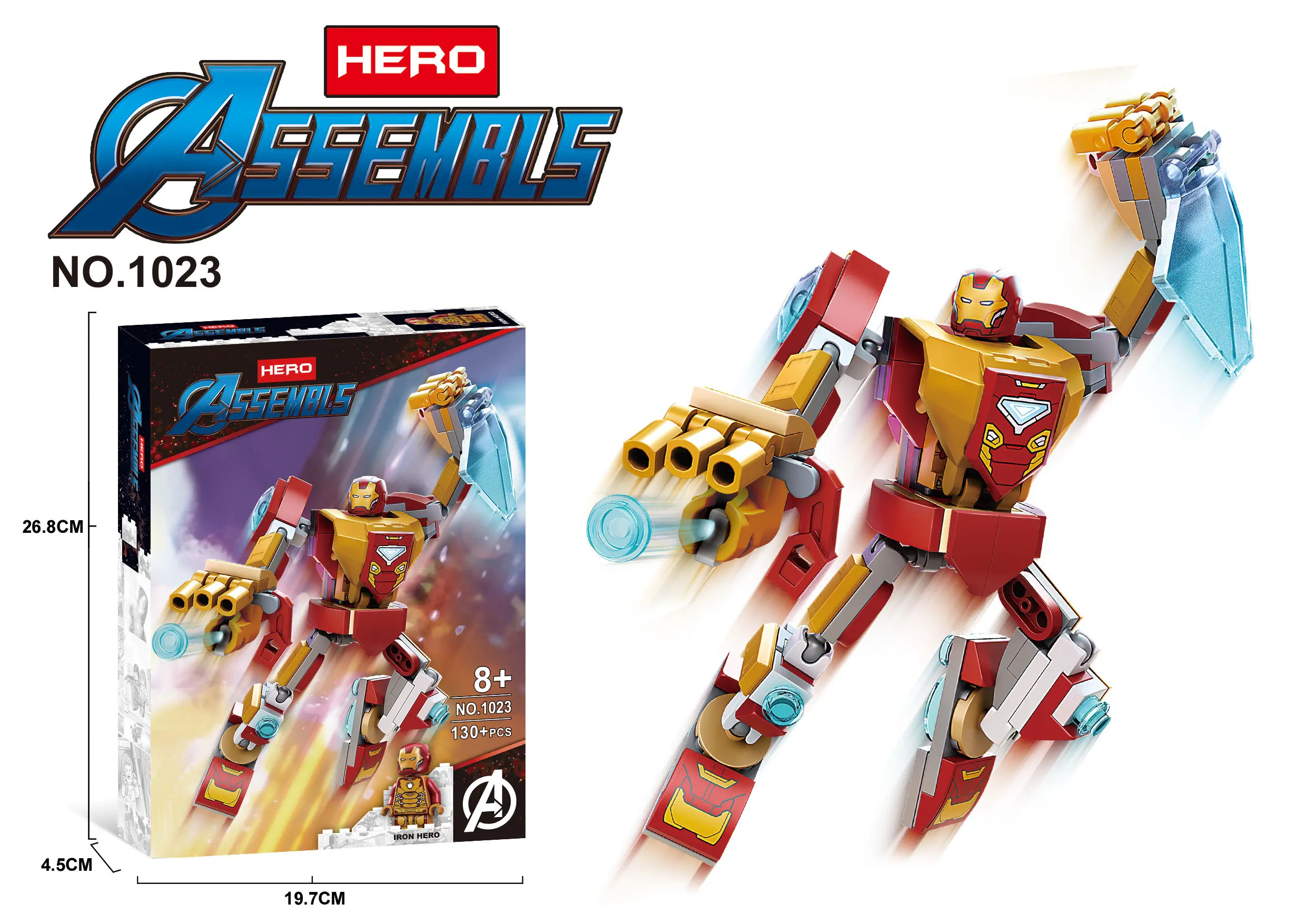KSZ1012 1013 1014 Superhelden-Bausteine Avengers Thor Iron Man Thanos Zusammengebaute Actionfigur Baustein-Modell