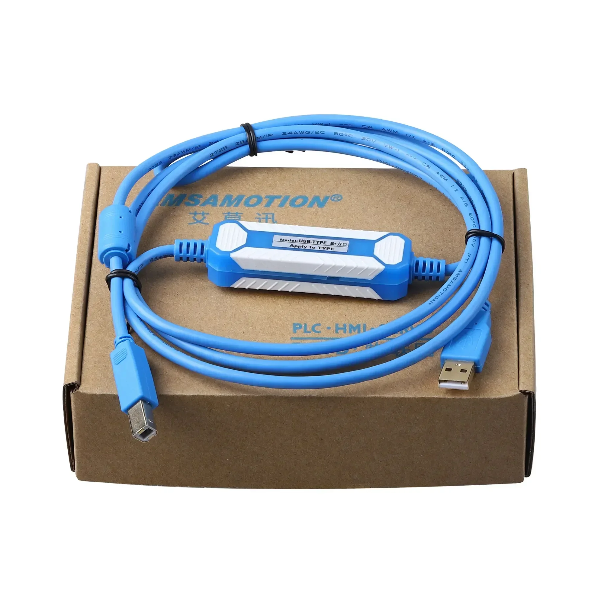 USB-CP1H Type B PLC Cable Suitable for Omron CP1H CP1E CP1L CP1G CJ2M CP Series  Download Line