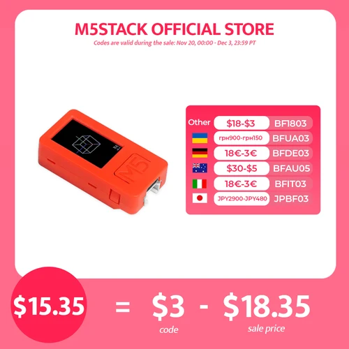 M5Stack Oficial M5StickC PLUS ESP32-PICO Mini IoT Kit de Desarrollo