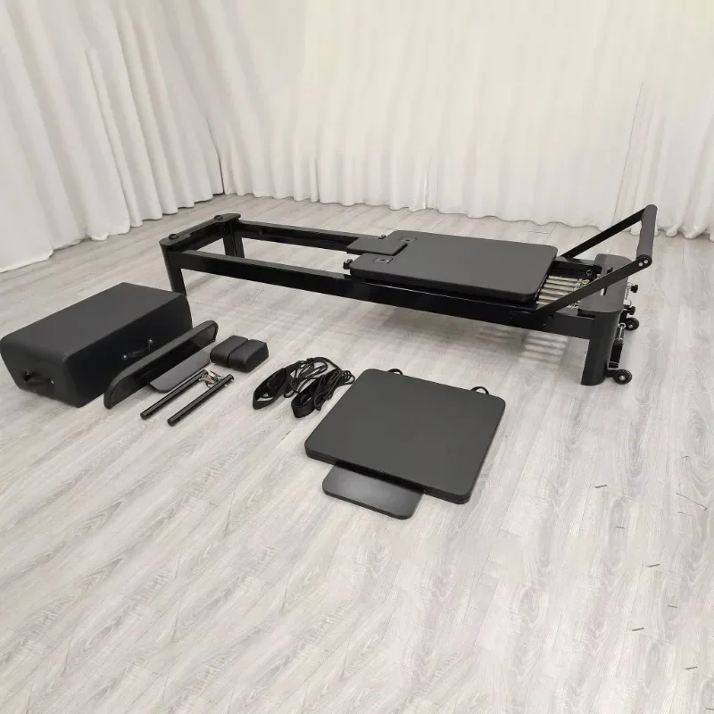 Body Pilates Reformer Balance Professional Fitness Foldable Aluminum Alloy Reformer Pilates Machine Price for Yoga Studio