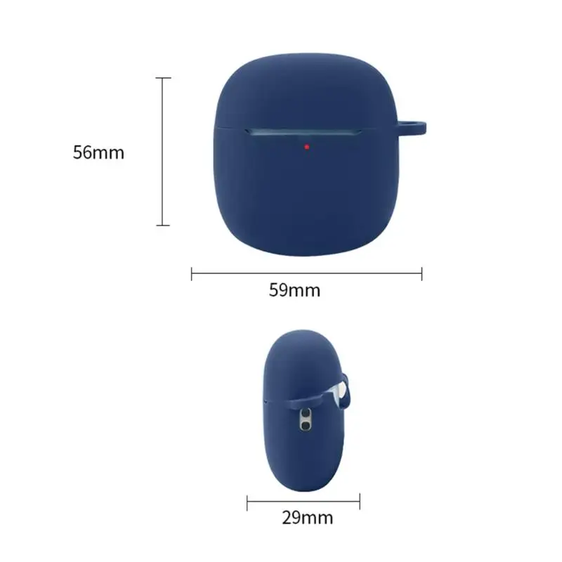 Protective Carrying-Shell for Baseus-Bowie WX5 Soft Dustproof Protector Washable Charging-Box Sleeve Anti-scratch Cover R2LB