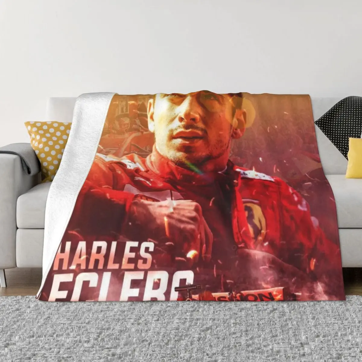 Charles Leclerc Throw Blanket Blankets For Bed Luxury Blankets