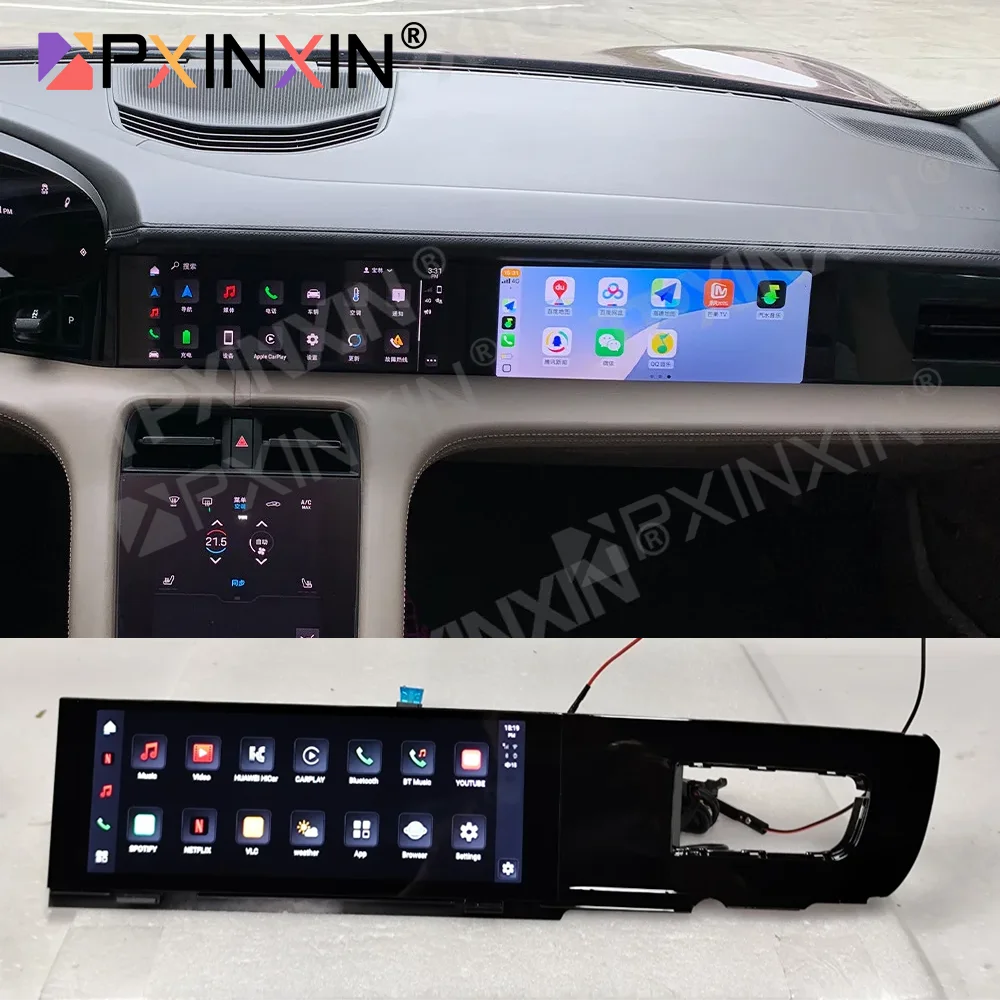 For Porsche Taycan 2019-2025 Android Copilot Passenger Entertainment Multimedia Player Auto Radio 11