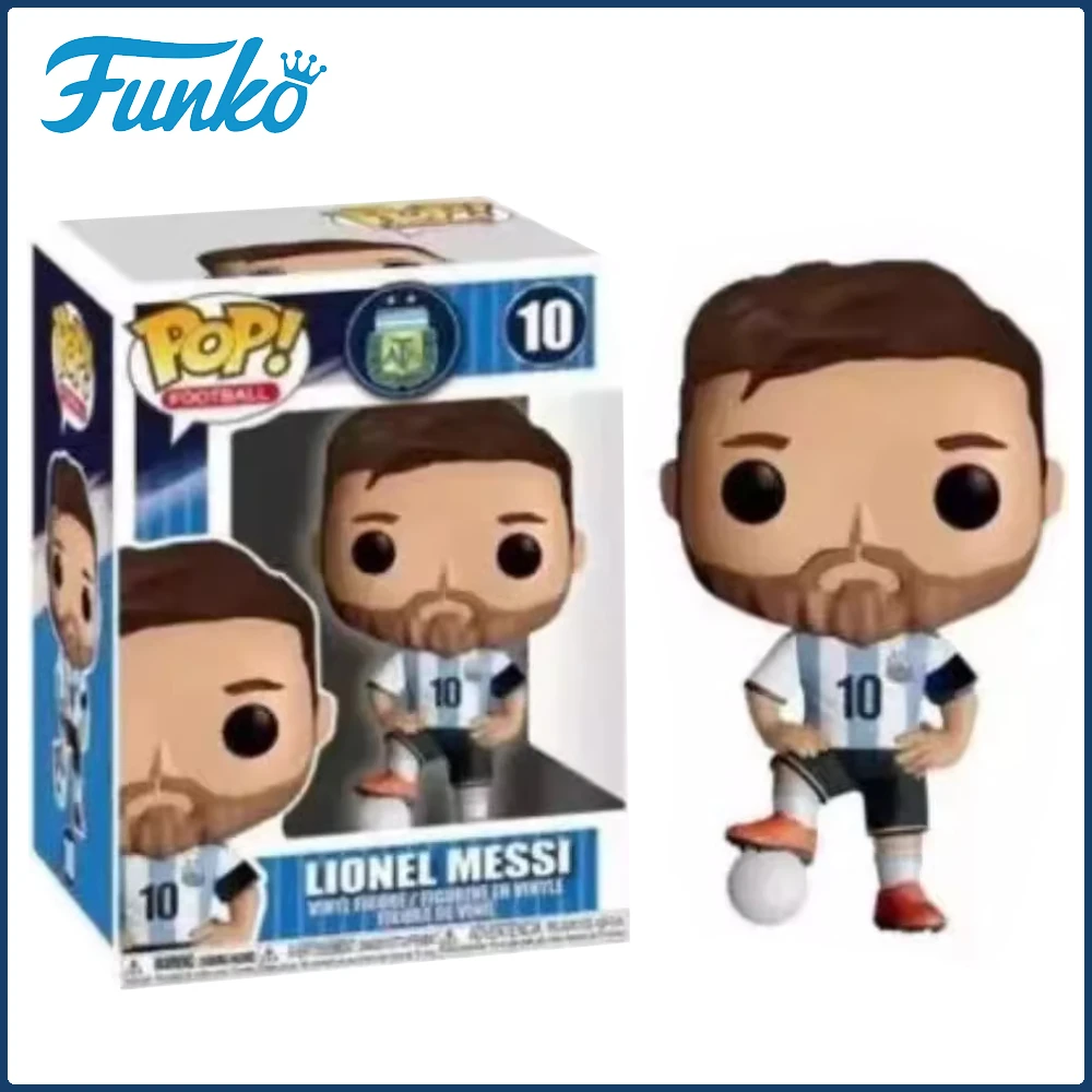 Funko POP Lionel Messi Action Figures Famous Popularity Argentine Football Player Classic Styling Model Collection Children Gift