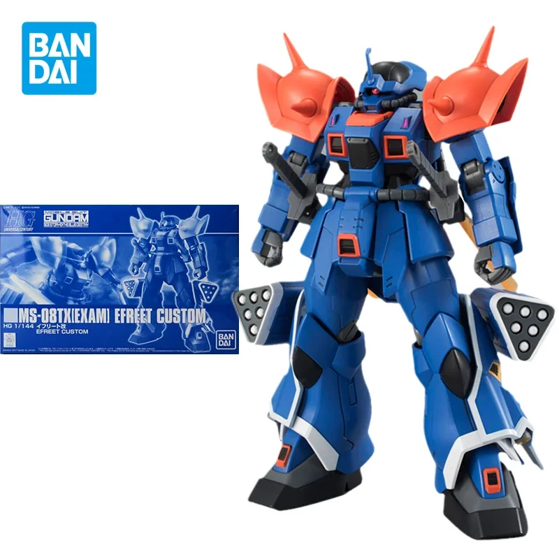 

Bandai Gundam Model Kit Anime Figure HGUC 1/144 MS-08TX EXAM Action Figures Collectible Ornaments PB Limited Toys Gifts for Kids