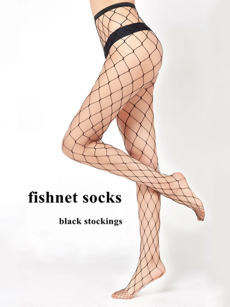 

Сексуальные колготки, черные женские модные колготки, ажурные чулки, клубные вечерние чулочно-носочные изделия, женское нижнее белье, сетчатые носки до бедра для девочек