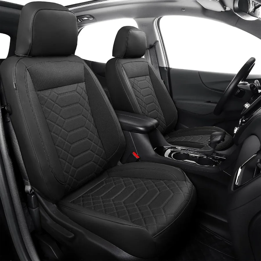 

Customized Seat Covers for Chevy Equinox 2018 2019 2020 2021 2022 2023 2024 Full Set Faux Leather Car Seat Cover for Chevrolet