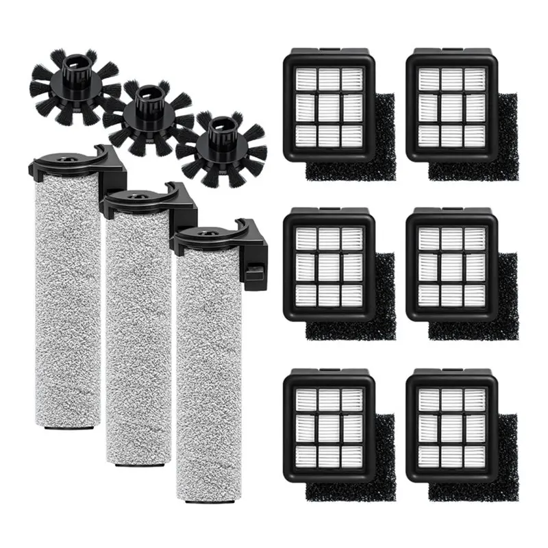 INLIG-Brush Roll And HEPA Filter For Rowenta X-Clean 4 / ZR335A00 Vacuum Cleaner Accessories Brush Rollers Filters Side Brush