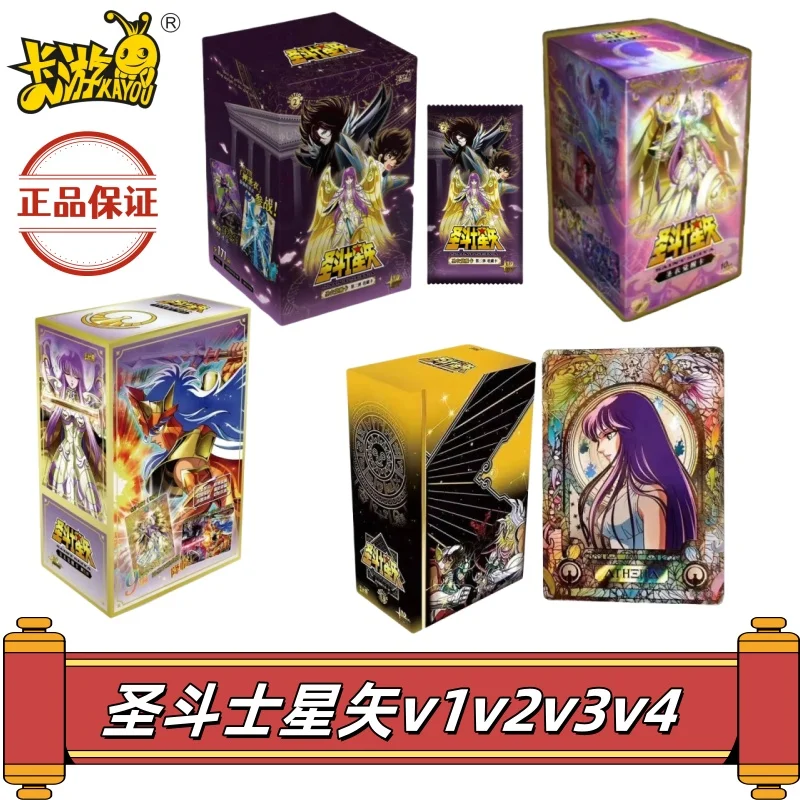 

Kayou Vol.4Vol.3 Vol.2 Vol.1 Saint Seiya Cards Cloth Awakening Anime Collection Cards Mistery Box Board Game Toy Birthday Gift