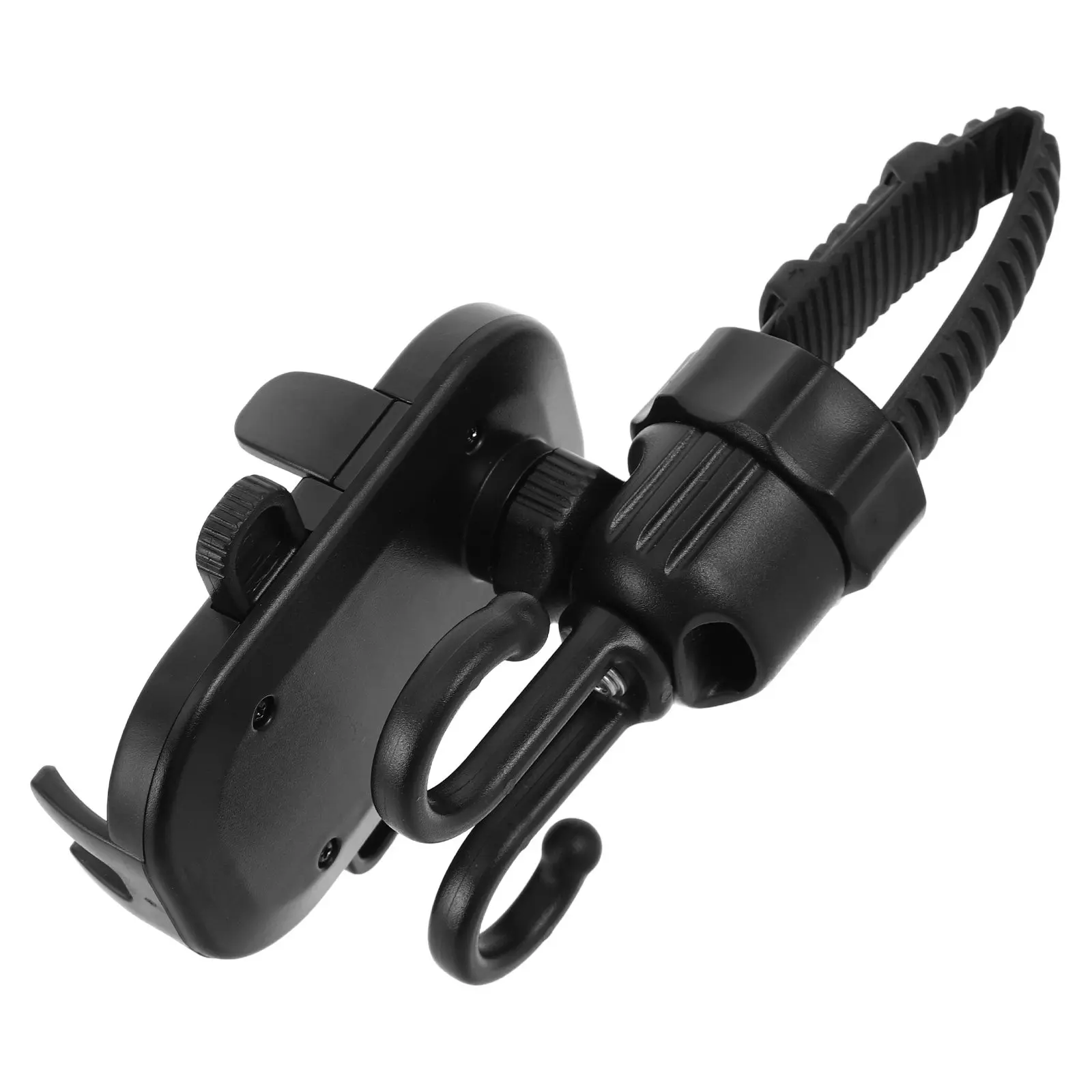 Versatile Stroller Phone Holder Bag Hook Compatible with Baby Strollers Scooters Shopping Carts Quick Install Secure Hands Free
