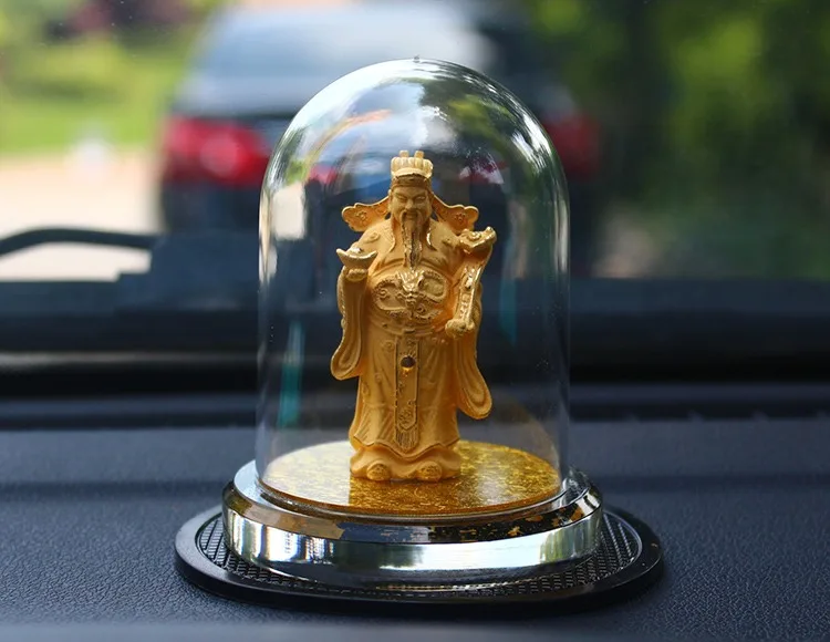 Buddhism Thailand Southeast Asia HOME CAR Patron saint Automobile ornaments golden God of wealth CAI SHEN YE Buddha statue