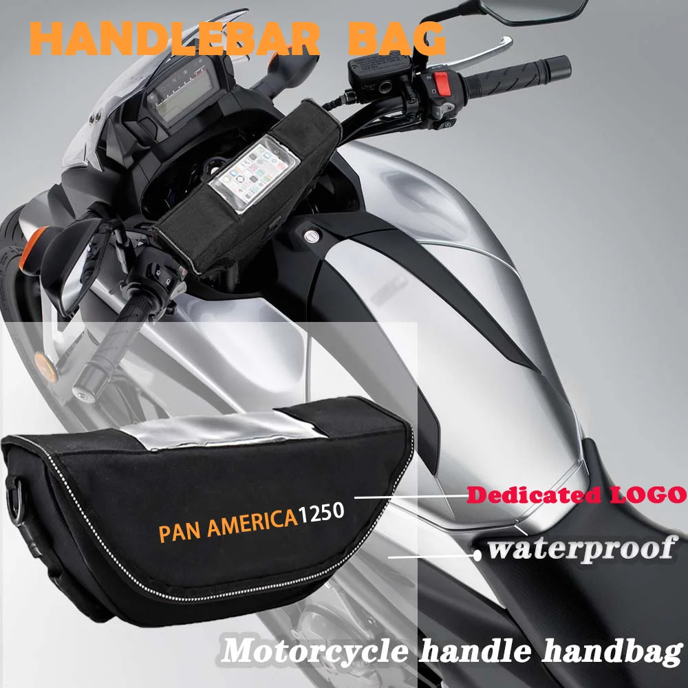 

Modern Waterproof Motorcycle Handlebar Travel Bag for HARLEY PAN AMERICA 1250 S PA 1250S PA1250 2020 2021 Storage Bag