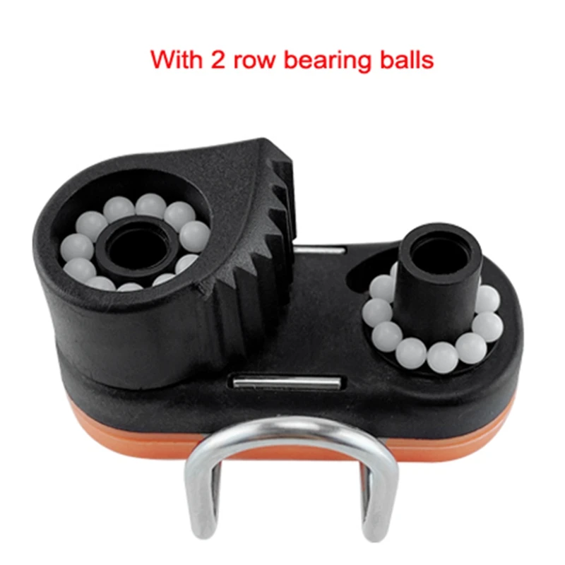 2 Row Cam Cleat Aluminium Anchor For 3-12Mm Rope Sailing Sailboat Boat Fast Entry Rope