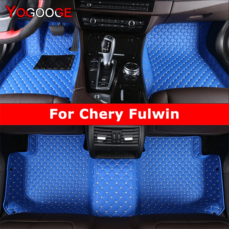 

YOGOOGE пользовательские автомобильные коврики для Chery Fulwin авто ковры аксессуары для ног Coche