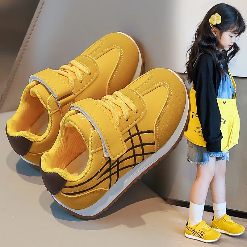 

2025 Spring Autumn Children's Forrest Gump Shoes New Style Girls' Fashion Versatile Casual Shoes Boys' Soft Soled Sports Shoes