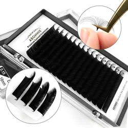Abonnie Eyelashes Extension Silk Soft Professionals Individual Eyelash Extensions 16 Lines/Tray C/D Curl False Lashes Classic