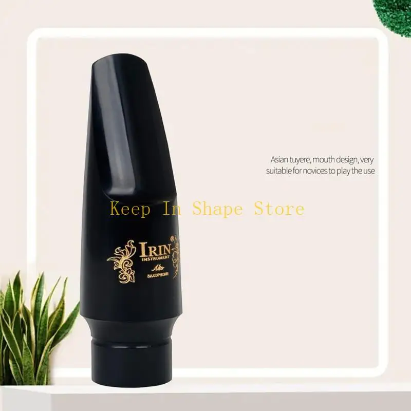 U1JC 3pcs Set Professional Saxophone Mouthpiece+Clip+Clip Cap for Alto/Soprano Sax
