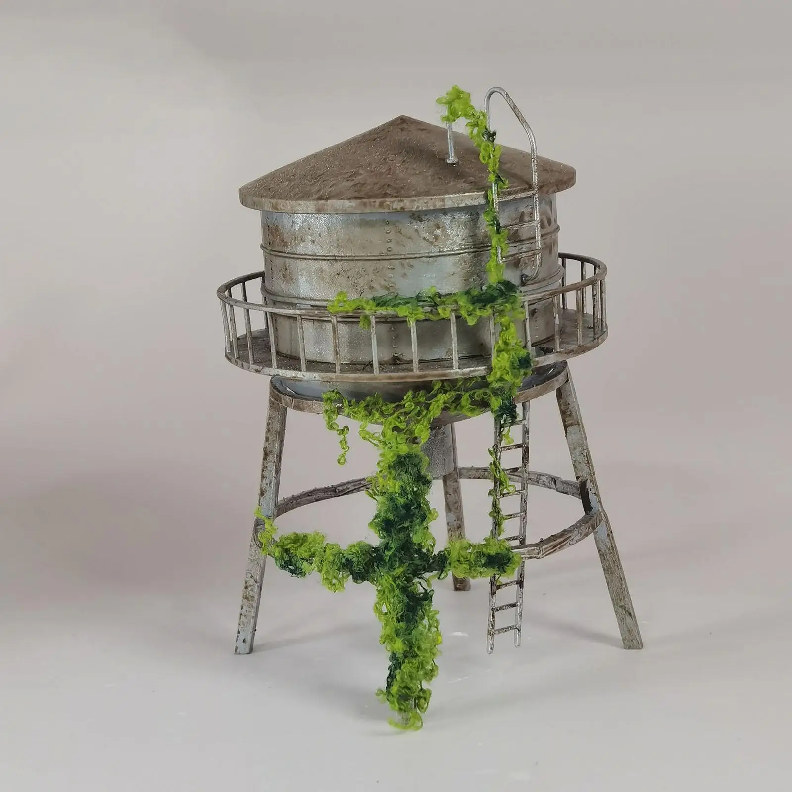 

Модель водонапорной башни в масштабе 1/64, декор для миниатюрных диорам, прочный, аксессуар для железнодорожных моделей, миниатюрное украшение для любителей хобби