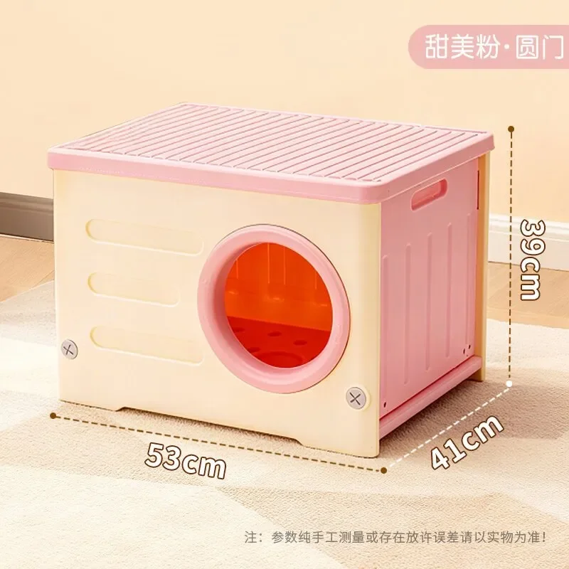for Cat Nest Small Dog House Enclosed Cat House Rainproof Stray Cat Outdoor Nest Warm Space Ark