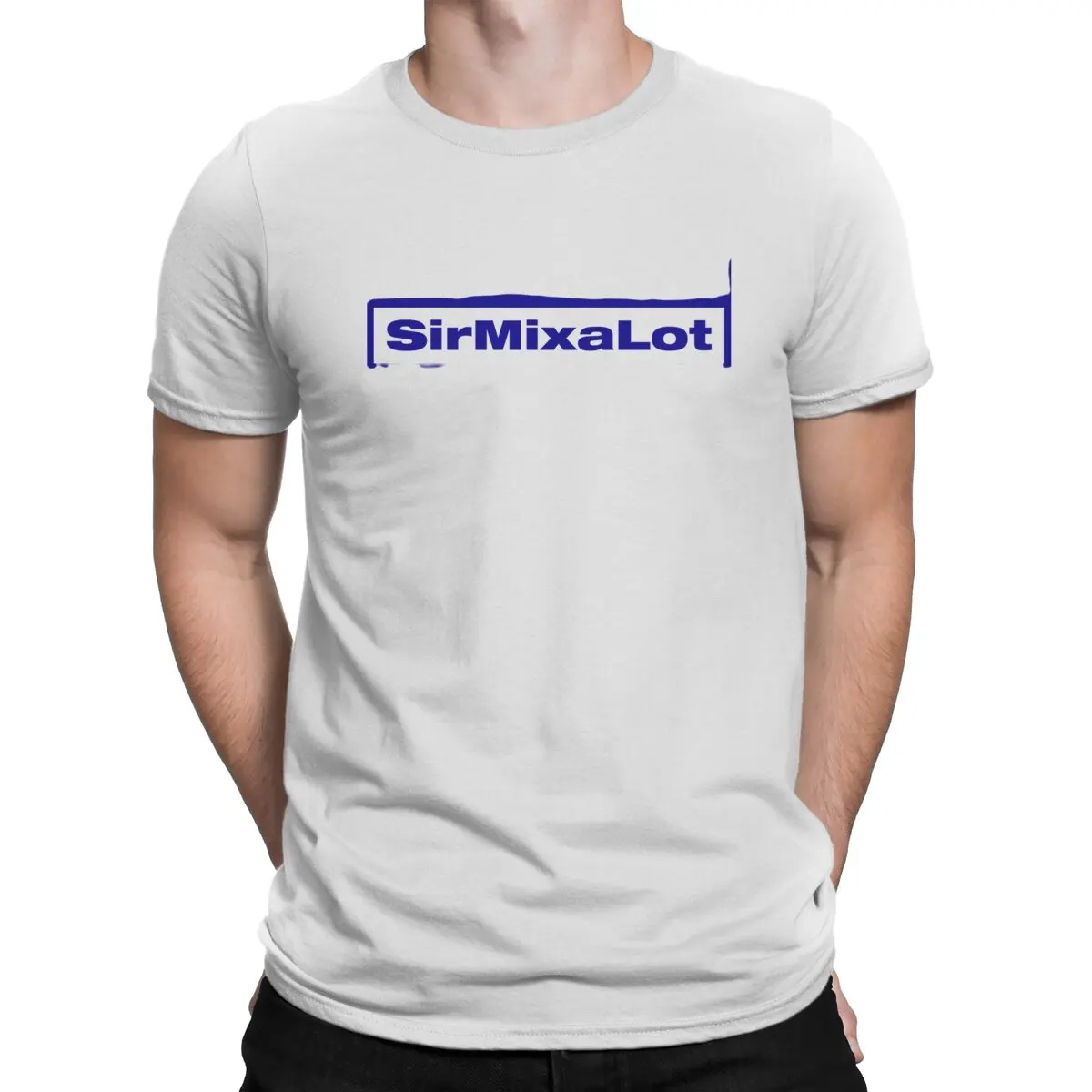 Sign T Shirts Men Cotton Hipster T-Shirts Crew Neck Sir Mix-A-Lot Singer Tee Shirt Short Sleeve Tops Graphic