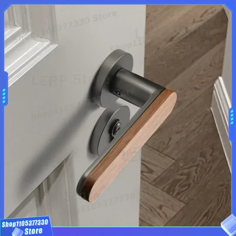 Modern Sliding Door Handle Lock Set for Bedroom Privacy Main Entrance Hardware Suitable for Hotel Apartment Living Room