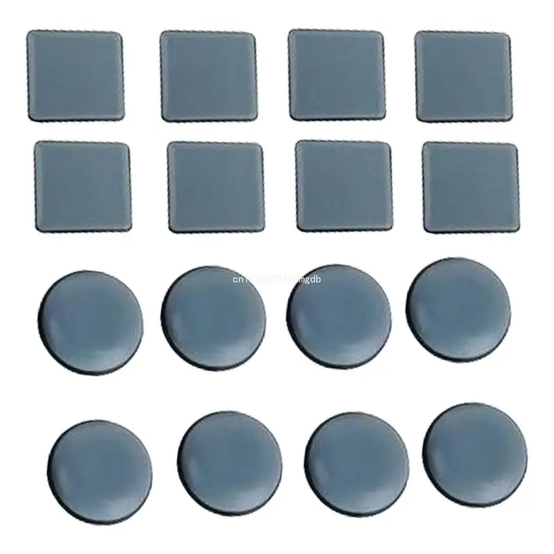 Multipurpose Furniture Glides Set Protective Resins pad Adhesive Pad for Easy Installation for Various Chair Legs Dropship