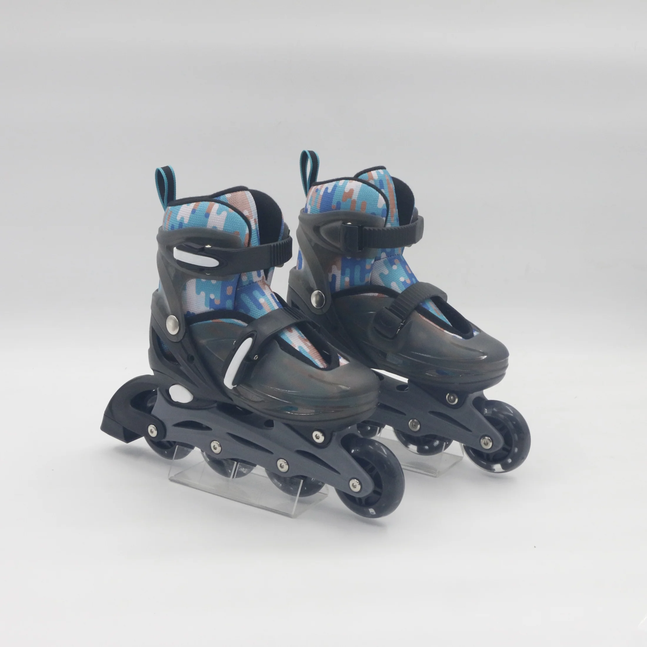 2026  Hot Sale Custom Adjustable Inline Roller Skates PU 4 Wheels Skates Inline Durable Hard Shell Skate Shoes