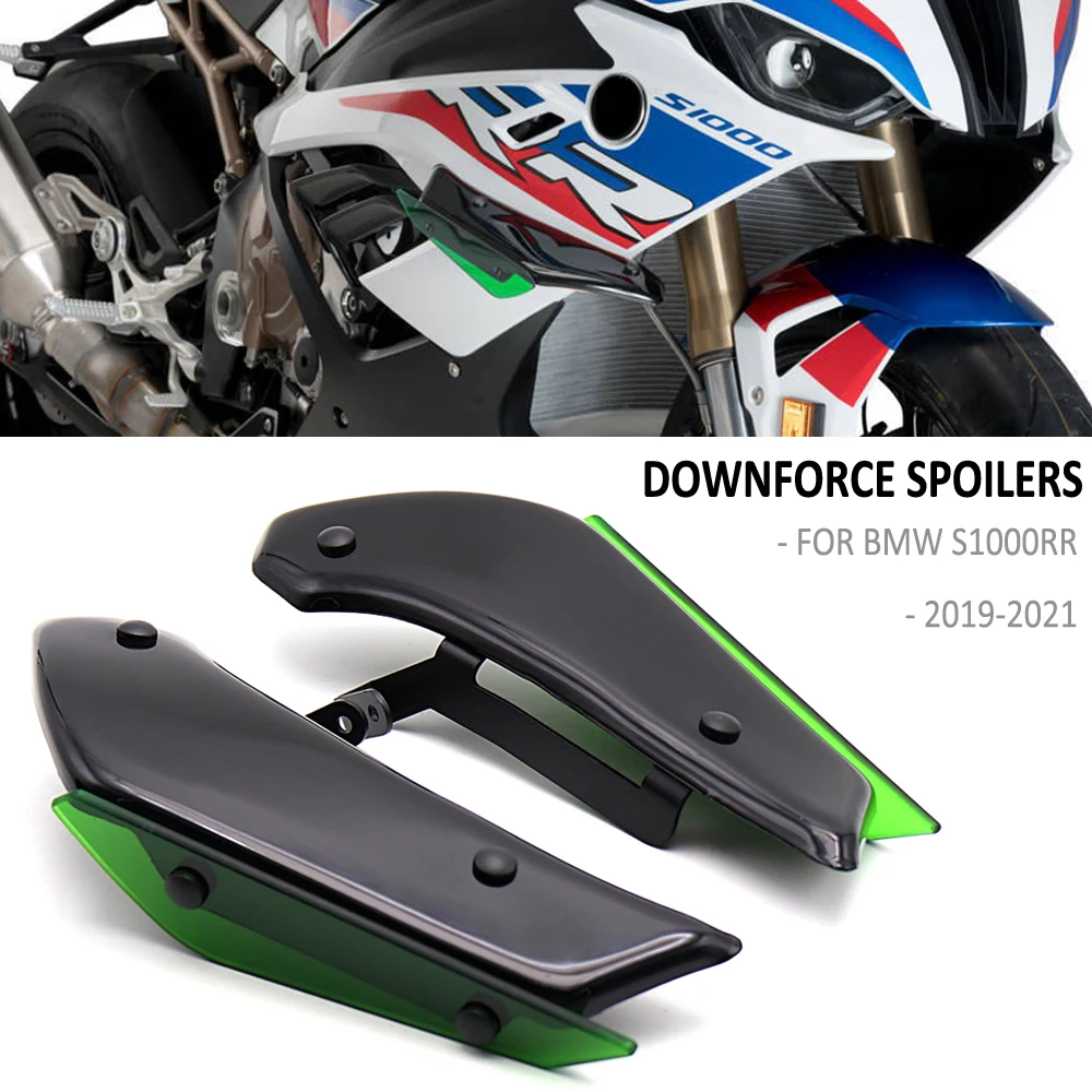 

Motorcycle Accessories Side Downforce Sport Spoilers Aerodynamic Fixed Winglet Fairing Wing Cover For BMW S1000RR S1000 RR