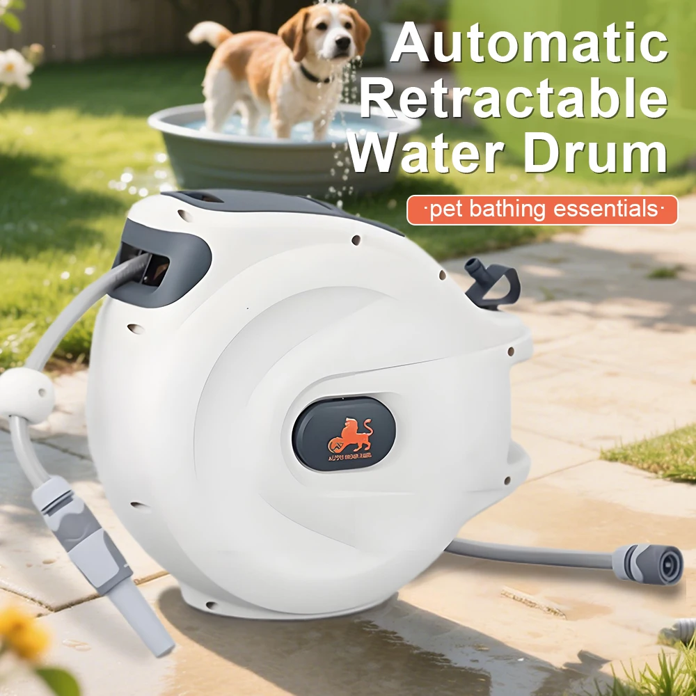 

Катушка для водяного барабана, 10 м, 15 м, настенный вращающийся на 180 градусов автоматический выдвижной водяной барабан для автомойки, полива растений