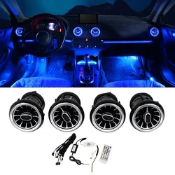Car LED Dashboard AC Air Condition Vent Outlet Turbo For Audi A3 2004-2011 2013-2020