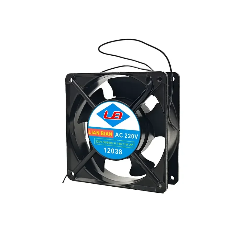 for LB LIAN BIAN 12038 AC Fan 220V 21W 0.14A All Copper Wire Cabinet Cooling Fan