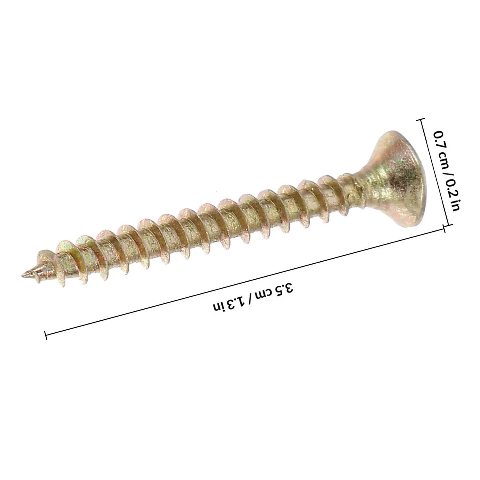 165Pcs Self Tapping Wood Screws Cross Recessed Flat Head Rust Resistant Fixing Screws for Furniture Repair Installation