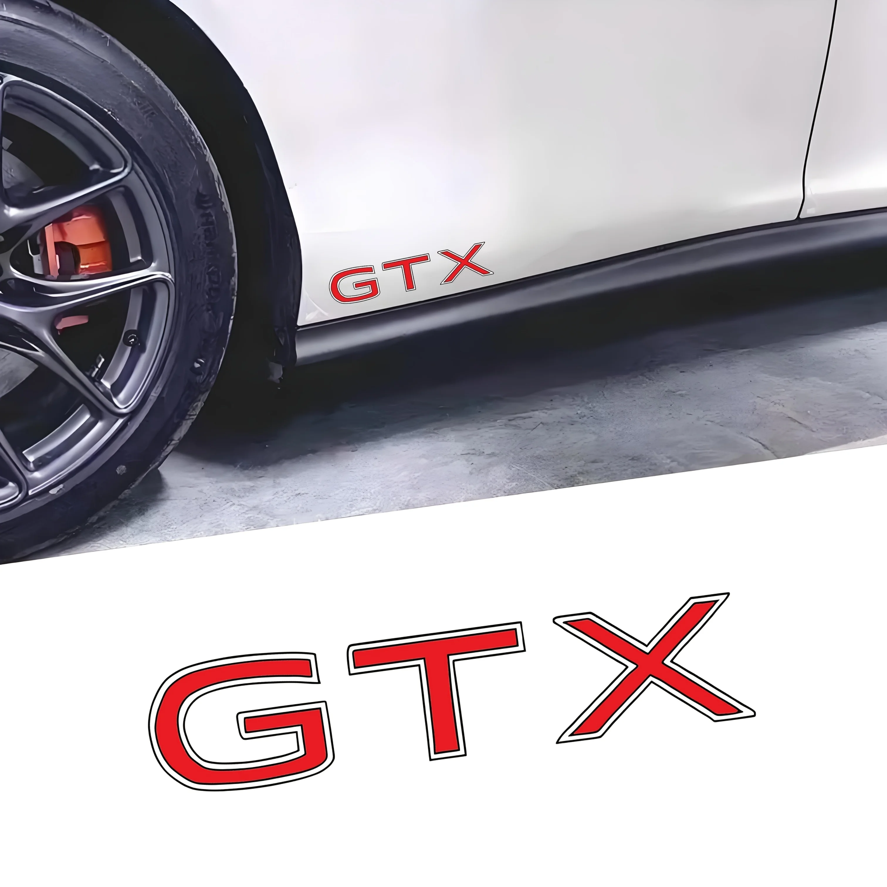 "GTX ملصق شارة شعار السيارة لشركة فولكس فاجن ID.3 ID.4 ID.5 ملحقات تصفيف السيارة الكهربائية ملصق مائي" #2