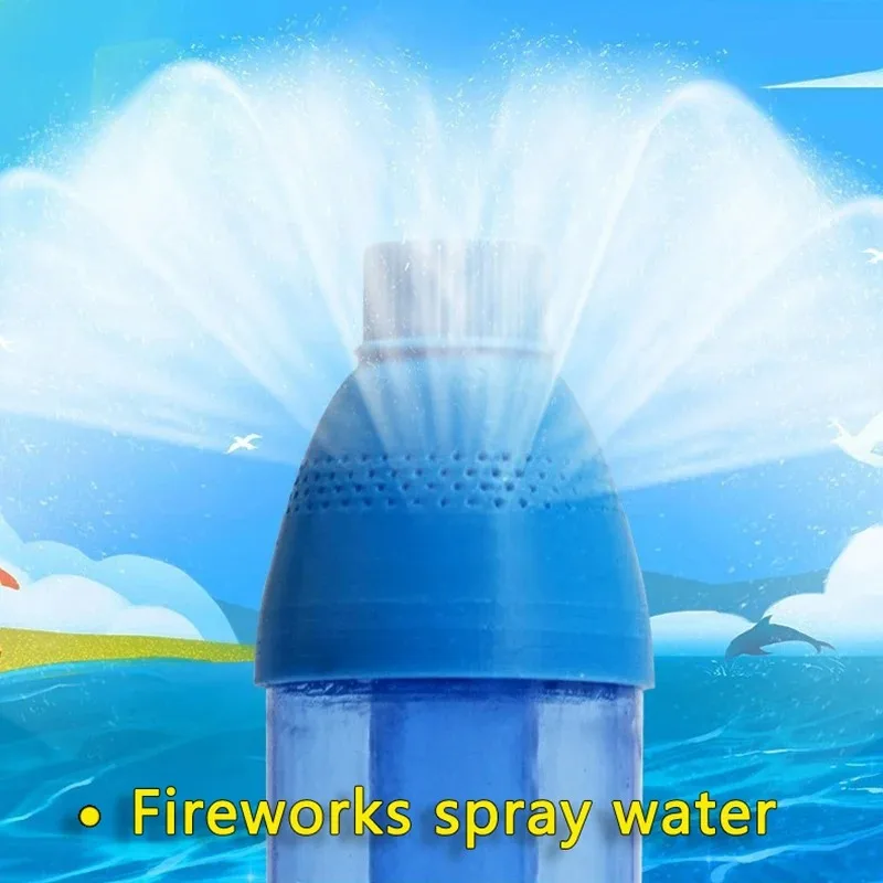 Pistola de água pulverizada para fogos de artifício, para crianças, verão, ar livre, brinquedo interativo, piscina, praia, gramado, água blaster para atividades de natação